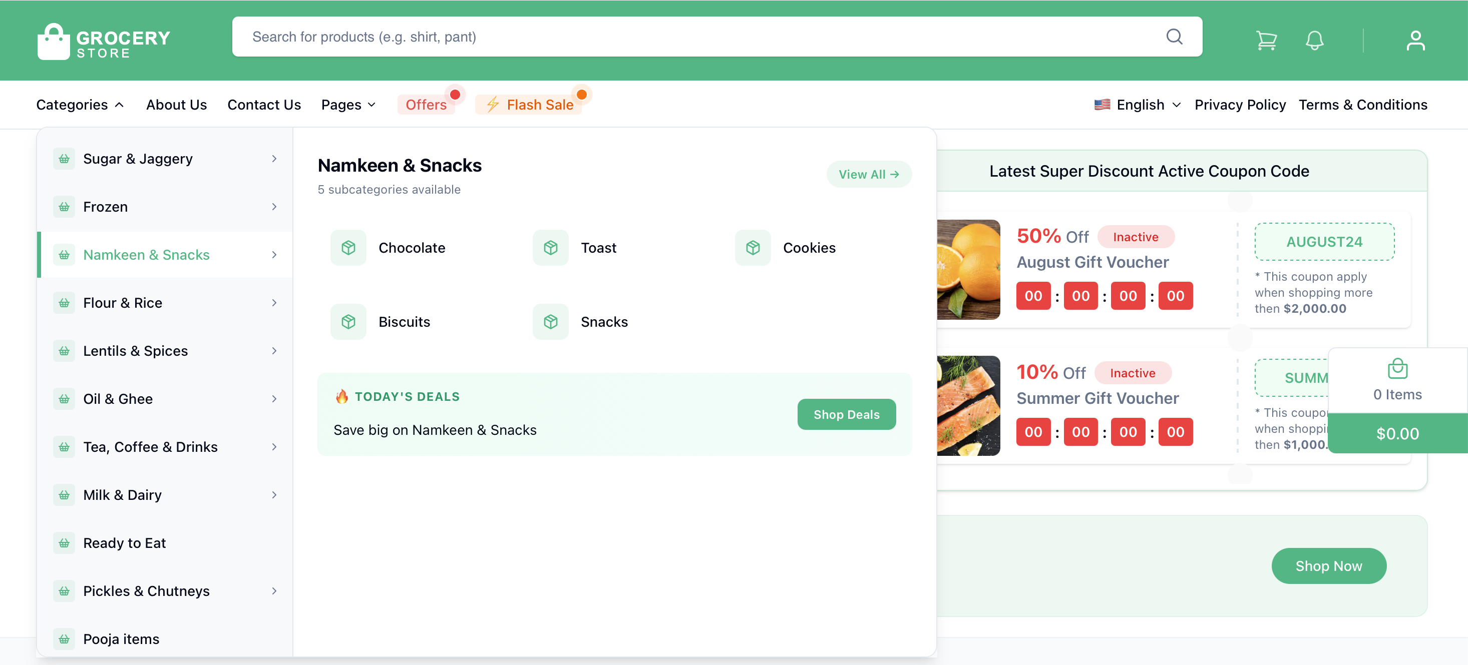 Grocery Store Management System — screenshot 4
